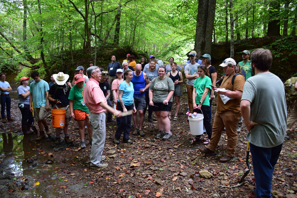 Dr. Michael Gibson, University of Tennessee Martin, introduce the Coon Creek Deposit